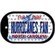 Hurricanes Fan North Carolina Novelty Metal Dog Tag Necklace DT-10840 2" x 1" Dog Tag (DT)