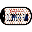 Clippers Fan California Novelty Metal Dog Tag Necklace DT-10859 2" x 1" Dog Tag (DT)