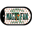 Magic Fan Florida Novelty Metal Dog Tag Necklace DT-10869 2" x 1" Dog Tag (DT)