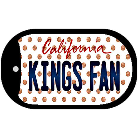 Kings Fan California Novelty Metal Dog Tag Necklace DT-10873