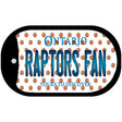 Raptors Fan Ontario Novelty Metal Dog Tag Necklace DT-10875 2" x 1" Dog Tag (DT)