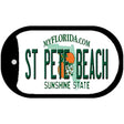 St Pete Beach Florida Novelty Metal Dog Tag Necklace DT-11084 2" x 1" Dog Tag (DT)