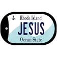 Jesus Rhode Island Novelty Metal Dog Tag Necklace DT-11205