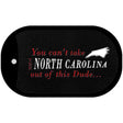 North Carolina Dude Novelty Metal Dog Tag Necklace DT-11287 2" x 1" Dog Tag (DT)
