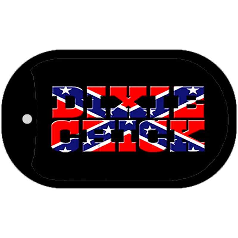 Dixie Chick Metal Novelty Dog Tag Necklace DT-1128