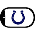 Horse Shoe Novelty Metal Dog Tag Necklace DT-1137 2" x 1" Dog Tag (DT)