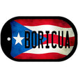 Boricua Puerto Rico State Flag Novelty Metal Dog Tag Necklace DT-11393 2" x 1" Dog Tag (DT)