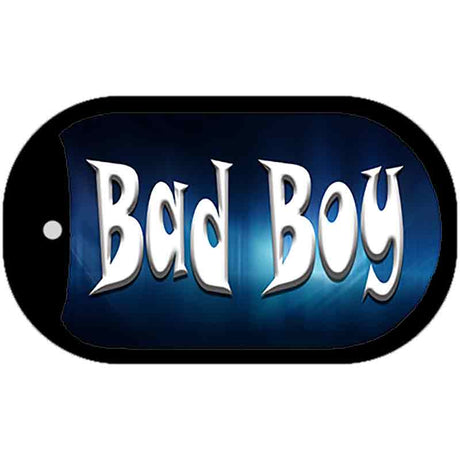 Bad Boy Novelty Metal Dog Tag Necklace DT-11555 2" x 1" Dog Tag (DT)