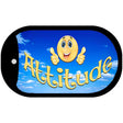 Attitude Novelty Metal Dog Tag Necklace DT-11561 2" x 1" Dog Tag (DT)