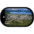 North Carolina Dam Novelty Metal Dog Tag Necklace DT-11621 2" x 1" Dog Tag (DT)