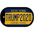 Trump2020 New York Novelty Metal Dog Tag Necklace DT-11717 2" x 1" Dog Tag (DT)