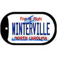 Winterville North Carolina Novelty Metal Dog Tag Necklace DT-11743 2" x 1" Dog Tag (DT)