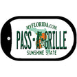 Pass A Grille Florida Novelty Metal Dog Tag Necklace DT-11770 2" x 1" Dog Tag (DT)