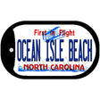 Ocean Isle Beach North Carolina Novelty Metal Dog Tag Necklace DT-11797 2" x 1" Dog Tag (DT)