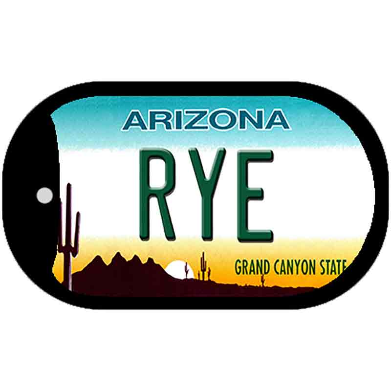 Arizona Rye Novelty Metal Dog Tag Necklace DT-11801