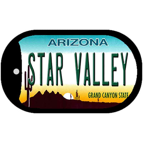 Arizona Star Valley Novelty Metal Dog Tag Necklace DT-11802