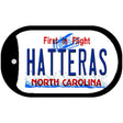 Hatteras North Carolina Novelty Metal Dog Tag Necklace DT-11830 2" x 1" Dog Tag (DT)