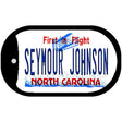 Seymour Johnson North Carolina Novelty Metal Dog Tag Necklace DT-11835 2" x 1" Dog Tag (DT)
