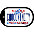 Chocowinity North Carolina Novelty Metal Dog Tag Necklace DT-11854 2" x 1" Dog Tag (DT)