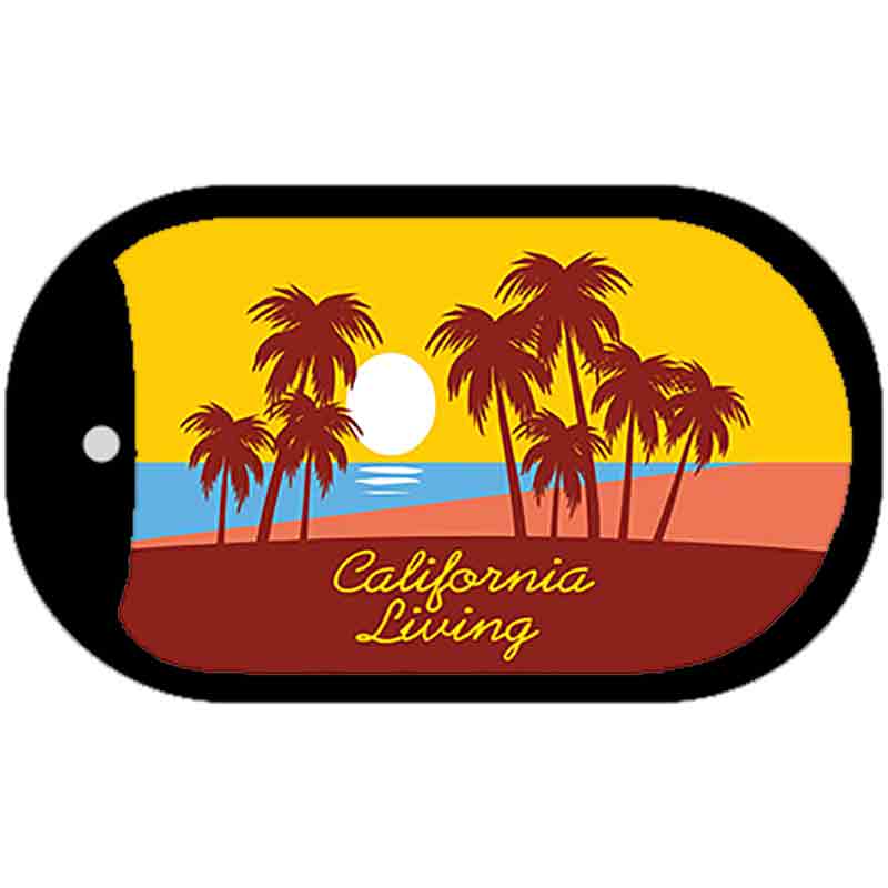 California Living Novelty Metal Dog Tag Necklace DT-11899 2" x 1" Dog Tag (DT)