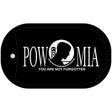 POW MIA Not Forgotten Novelty Metal Dog Tag Necklace DT-118 2" x 1" Dog Tag (DT)