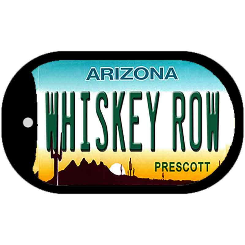 Arizona Whiskey Row Novelty Metal Dog Tag Necklace DT-11919