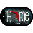 Florida Home State Outline Novelty Dog Tag Necklace DT-12000 2" x 1" Dog Tag (DT)