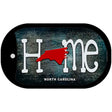 North Carolina Home State Outline Novelty Dog Tag Necklace DT-12024 2" x 1" Dog Tag (DT)
