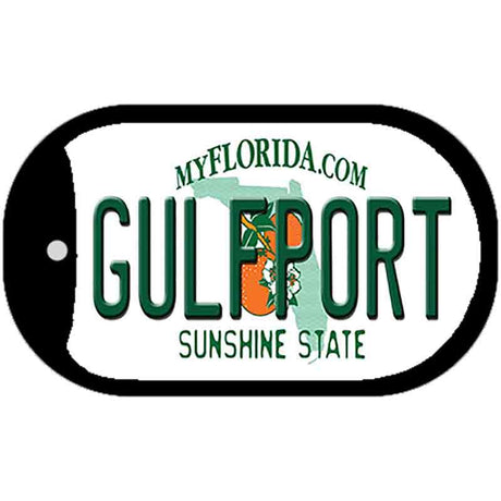 Florida Gulfport Novelty Metal Dog Tag Necklace DT-12063