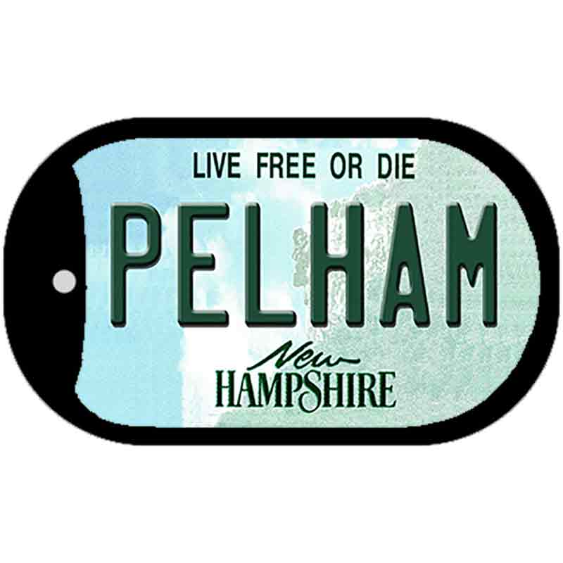 Pelham New Hampshire Novelty Metal Dog Tag Necklace DT-12163