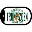 Trump 2024 Florida Novelty Metal Dog Tag Necklace DT-12224 2" x 1" Dog Tag (DT)