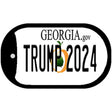 Trump 2024 Georgia Novelty Metal Dog Tag Necklace DT-12225 2" x 1" Dog Tag (DT)