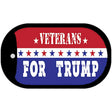 Veterans For Trump Novelty Metal Dog Tag Necklace DT-12275 2" x 1" Dog Tag (DT)