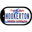 North Carolina Hookerton Novelty Metal Dog Tag Necklace DT-12299 2" x 1" Dog Tag (DT)