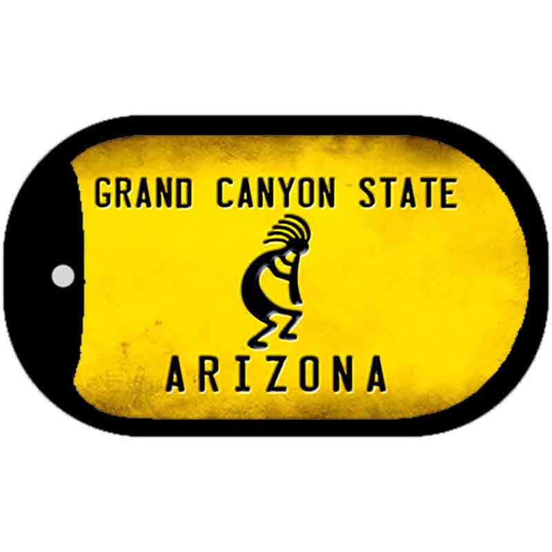 Arizona Kokopelli Novelty Metal Dog Tag Necklace DT-12308