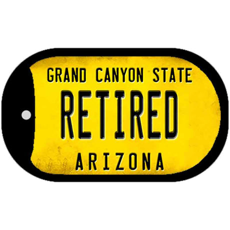 Arizona Retired Novelty Metal Dog Tag Necklace DT-12326