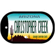 Arizona Christopher Creek Novelty Metal Dog Tag Necklace DT-12328