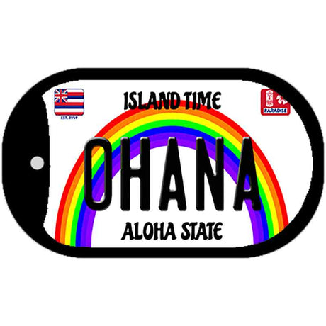 Ohana Novelty Metal Dog Tag Necklace DT-12540