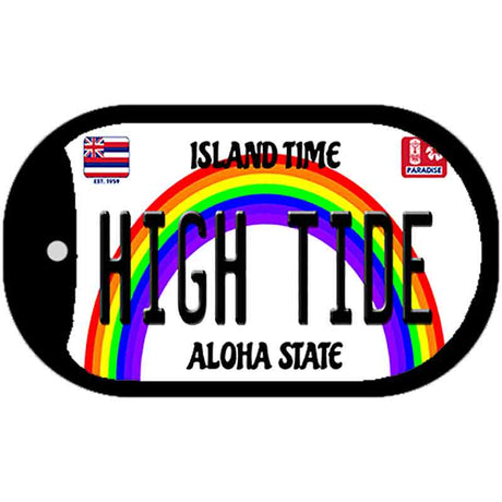 High Tide Novelty Metal Dog Tag Necklace DT-12587