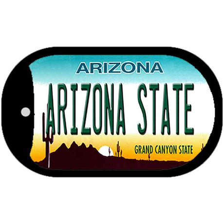 Arizona State Novelty Metal Dog Tag Necklace DT-12625