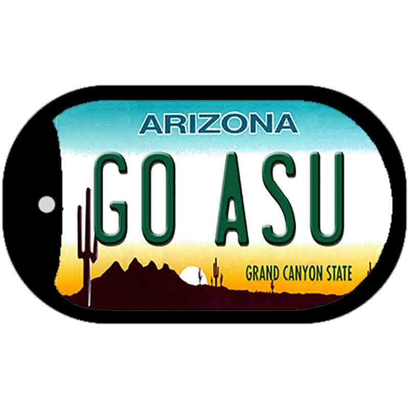 Go Arizona State Novelty Metal Dog Tag Necklace DT-12626