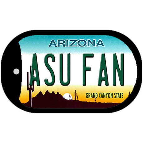 Arizona State Fan Novelty Metal Dog Tag Necklace DT-12627