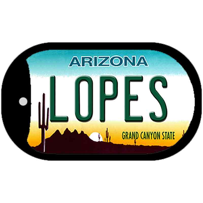 Lopes Novelty Metal Dog Tag Necklace DT-12633