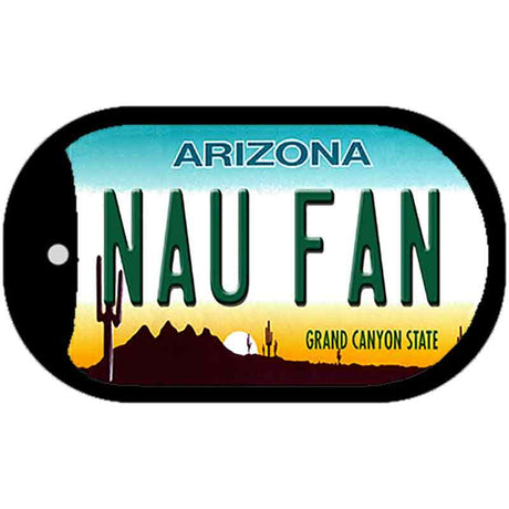 Northern Arizona Univ Fan Novelty Metal Dog Tag Necklace DT-12638
