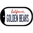 Golden Bears Novelty Metal Dog Tag Necklace DT-12649