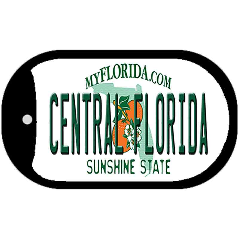 Central Florida Novelty Metal Dog Tag Necklace DT-12699 2" x 1" Dog Tag (DT)