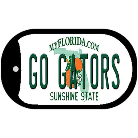 Go Gators Novelty Metal Dog Tag Necklace DT-12707