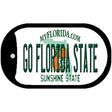 Go Florida State Novelty Metal Dog Tag Necklace DT-12709 2" x 1" Dog Tag (DT)