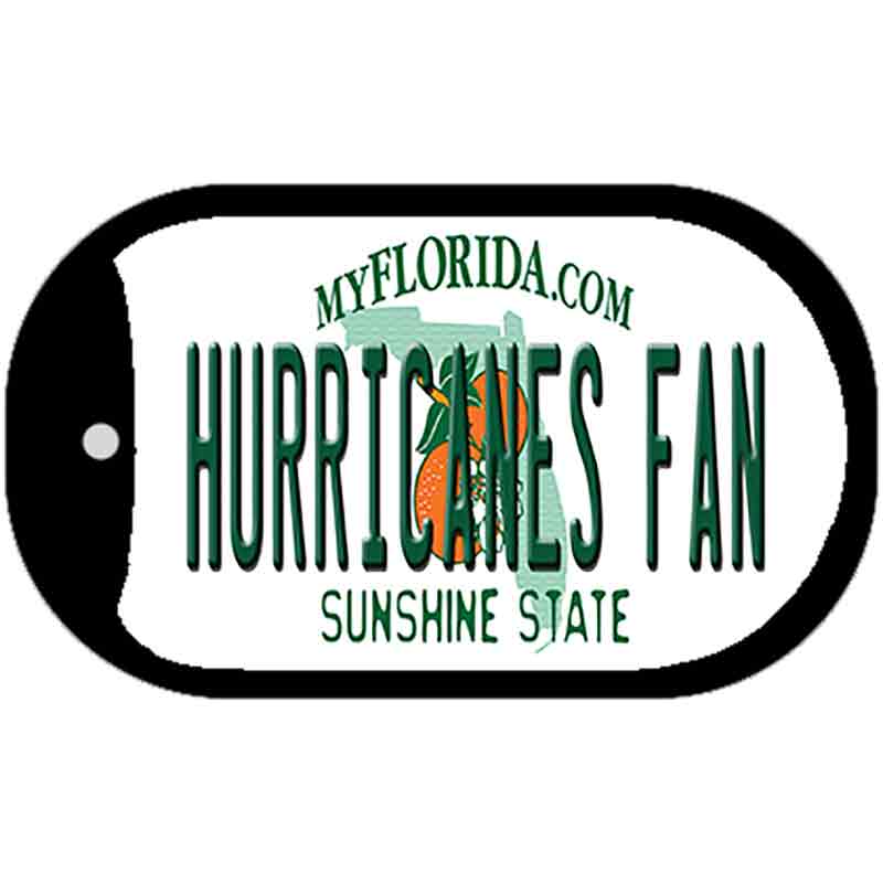 Hurricanes Fan Novelty Metal Dog Tag Necklace DT-12718