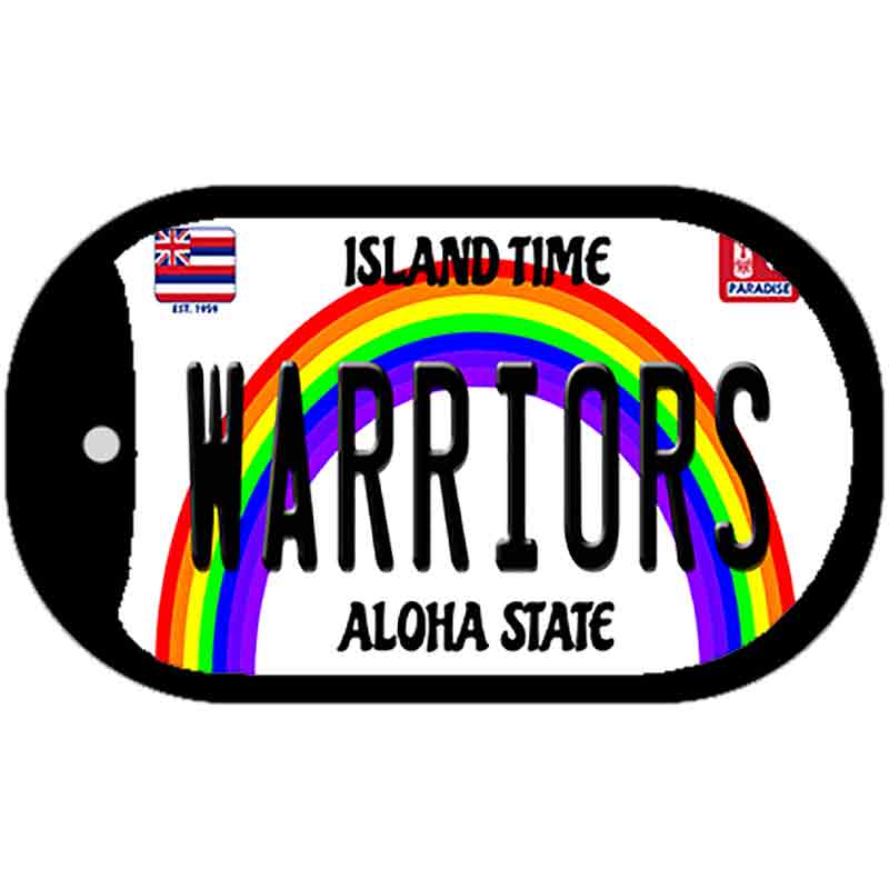 Warriors Novelty Metal Dog Tag Necklace DT-12731 2" x 1" Dog Tag (DT)